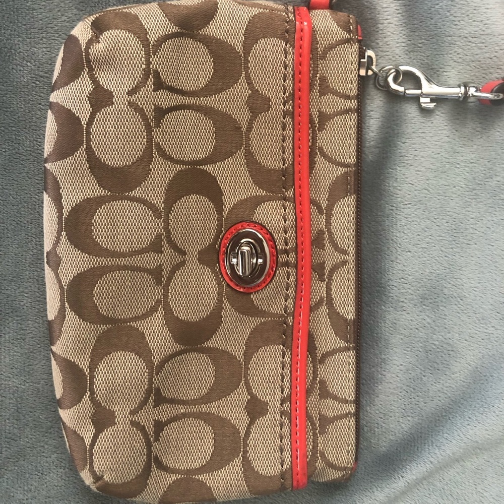 Vintage Coach wristlet NWOT - Picture 2 of 4